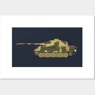 German Tiger II and nothing else Posters and Art